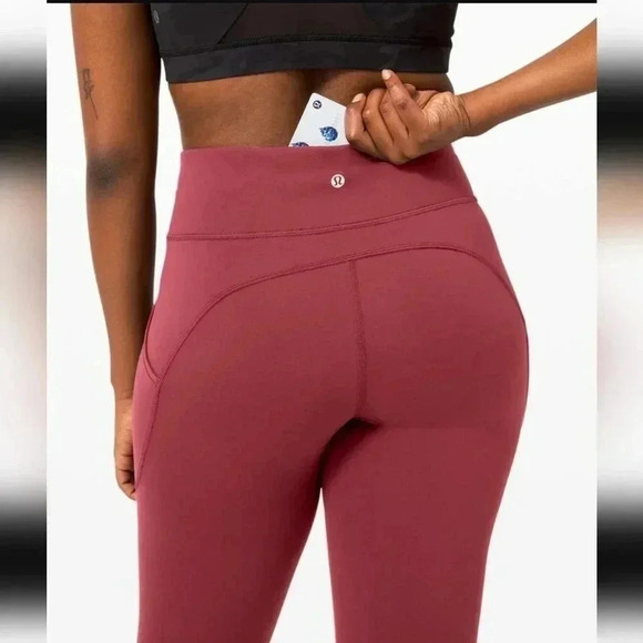 Lululemon Invigorate High-Rise Crop 23" Chianti - Picture 4 of 7